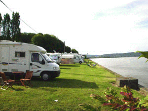 Aire de Camping-car - La Mailleraye sur Seine